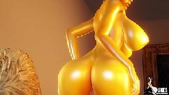 Homem fode enorme breasted mulheres douradas